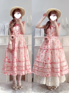 尾款，小熊蜜酿饯优雅连衣裙Lolita段段