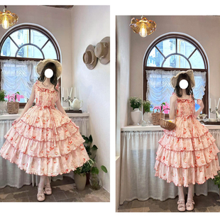 现货~小熊蜜酿饯段段裙鲨鲨不吃鱼原创副店原创优雅日常Lolita