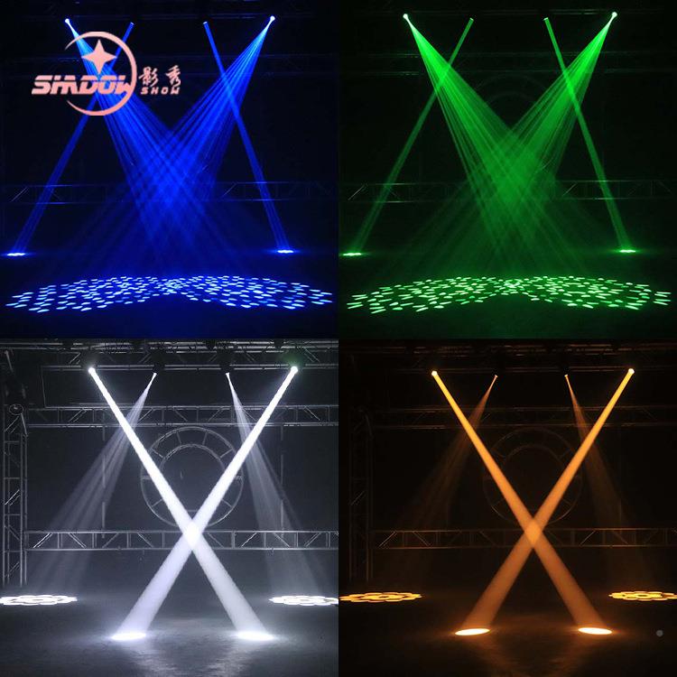 100W20光束摇头灯小钢炮灯转LE1LED七彩D图案灯旋吧七彩灯酒吧清