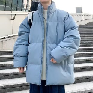 青少年棉衣男生面包棉袄 2025新款 立领棉服男士 外套秋冬季