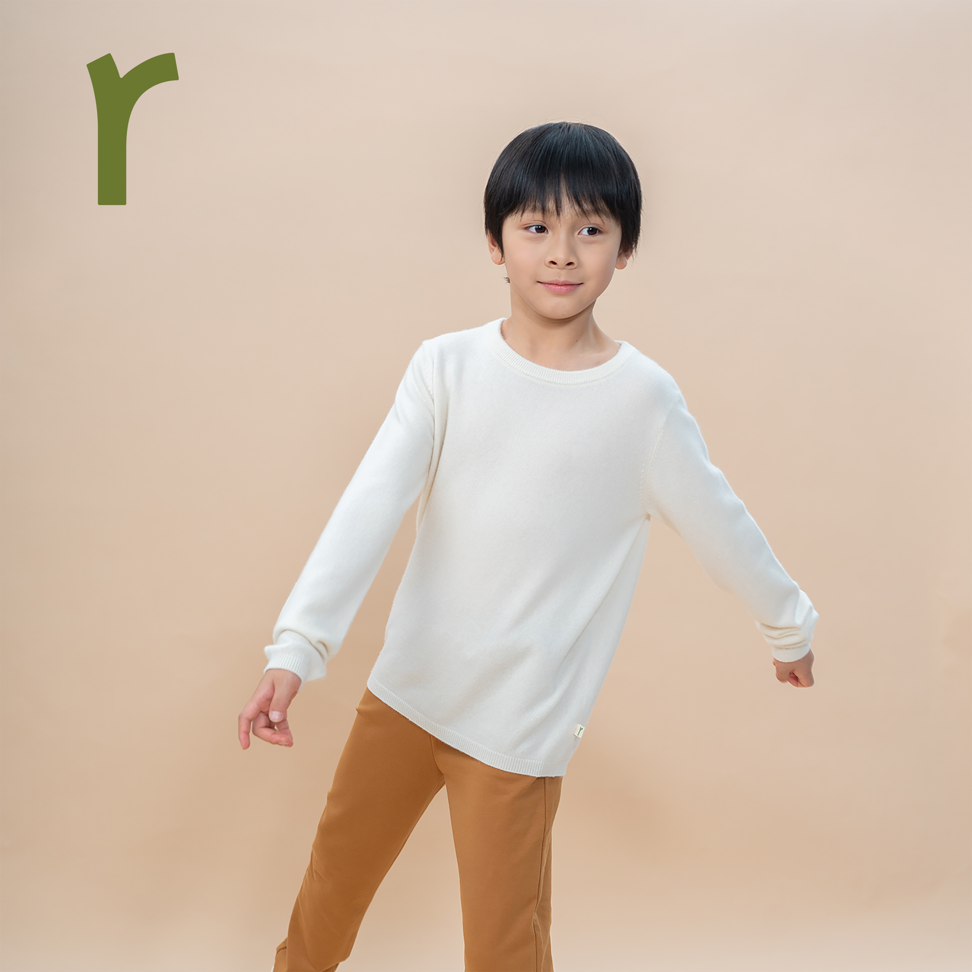 小山羊绒男女童秋冬羊绒衫毛衣