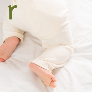 春秋款 宝宝婴儿软糯贴身舒适 有机棉针织长裤 ArborTree