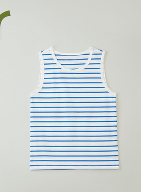 ArborTree 100%天然有机棉儿童背心吸湿排汗轻薄透气