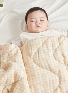 ArborTree天然取材的宝宝有机棉棉被（可机洗）保暖吸湿排汗被子