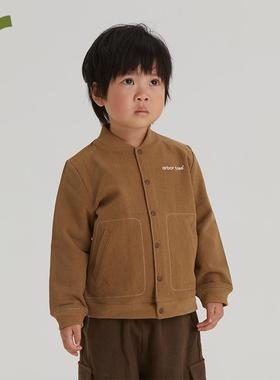 ArborTree 70%棉＋30%亚麻宝宝春秋季棉麻开衫外套 保暖亲肤透气