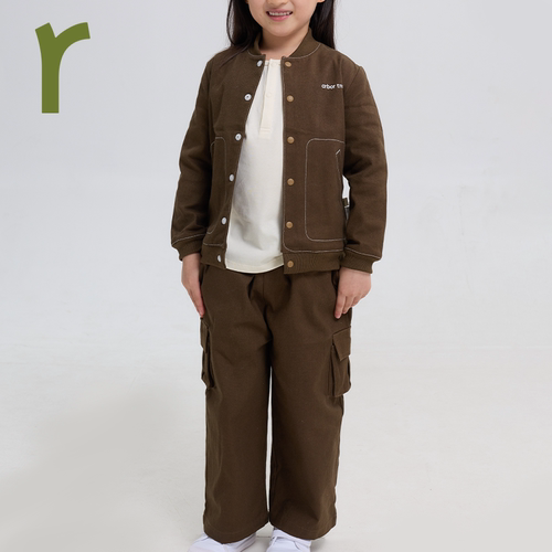 ArborTree 100%天然有机棉男女宝宝春秋冬分体套装 保暖亲肤