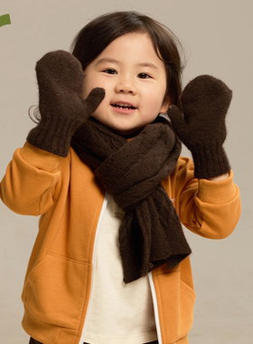 ArborTree 30%牦牛绒＋70%美利奴羊毛宝宝秋冬保暖包指手套(手洗)