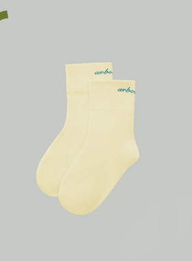 ArborTree儿童100%天然有机棉（橡筋除外）LOGO长袜袜子（1-3岁）