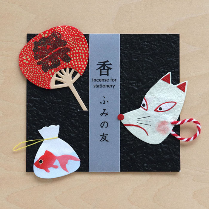【王波波的杂货屋】日本风物诗民艺传统和纸制香薰纸香书签