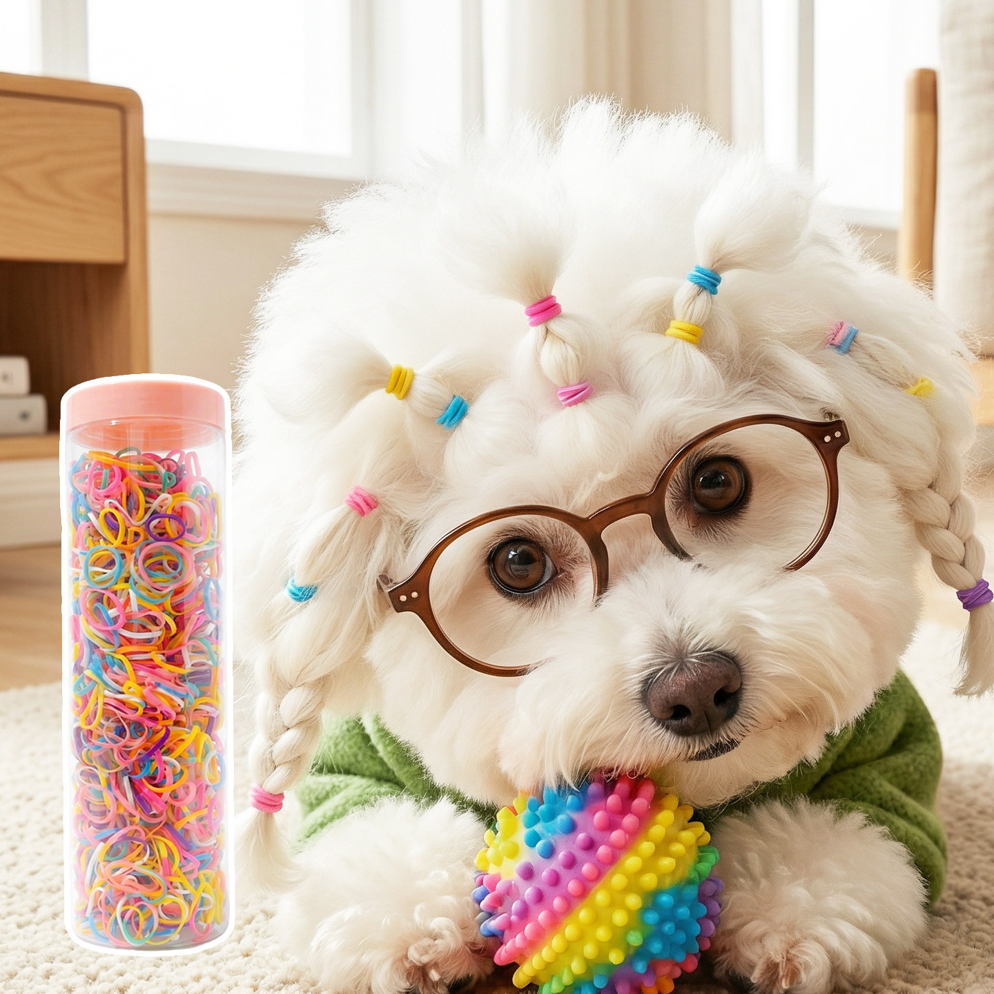 狗狗扎头发橡皮筋宠物辫子马尔济斯约克夏发绳头饰不掉不伤毛泰迪,宠物/宠物食品及用品,发饰/头饰,淘宝优惠券,粉丝福利购,淘宝优惠卷