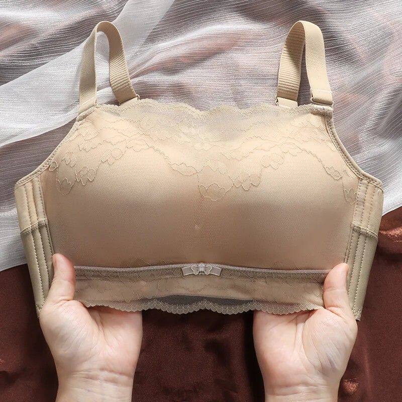 抹胸防走光内衣女夏聚拢小胸平胸专用文胸加厚8cm超厚显大不空杯