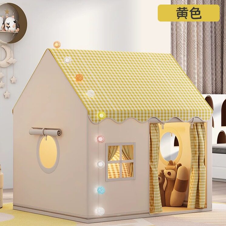 儿童帐篷室内女孩玩具房子宝宝分床睡游戏屋女童生日礼物公主城堡