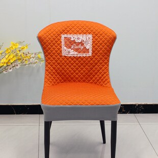 精选餐厅餐桌椅子套罩弧形新款四季防滑高级感全包凳子套坐垫靠背