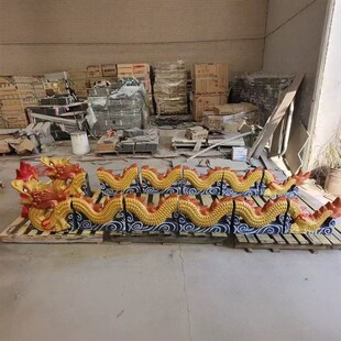 精选古建配件龙跑兽二龙戏珠青瓦龙琉璃瓦龙双龙戏珠龙凤呈祥屋顶