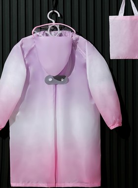 精选儿童雨衣小学生专用中大童2024新款男女童带书包位防暴雨宝宝