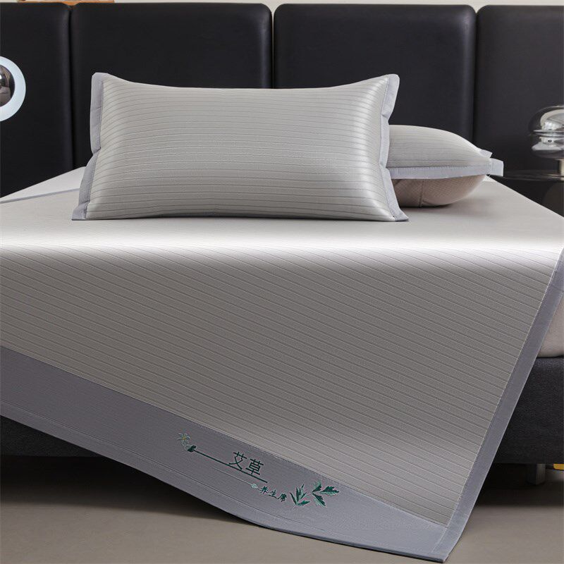 精选a类母婴级夏季冰丝凉席可机洗竹席子床单床笠款藤席夏天2025