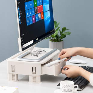 台式电脑增高架子桌面显示器屏幕支架可调节升降式底座办公室颈椎