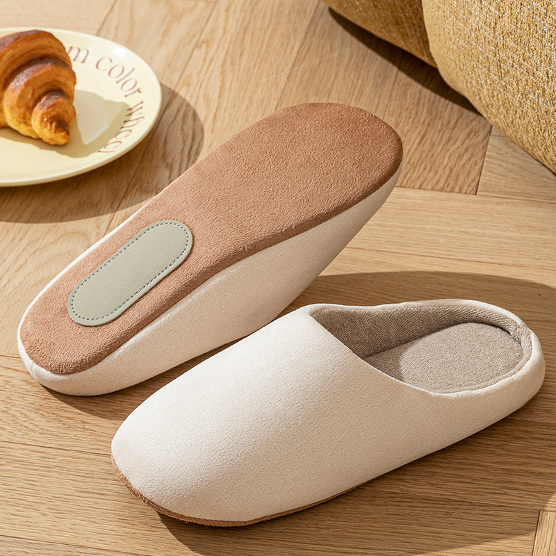 秋冬季日式软底棉拖女居家棉拖鞋女棉拖鞋男保暖鞋月子鞋女包头拖
