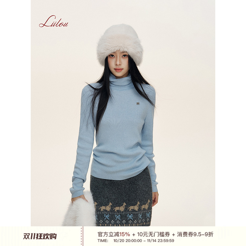 高领打底针织紧身内搭长袖