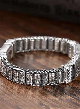 镀银简甄国潮新品复古貔貅手链