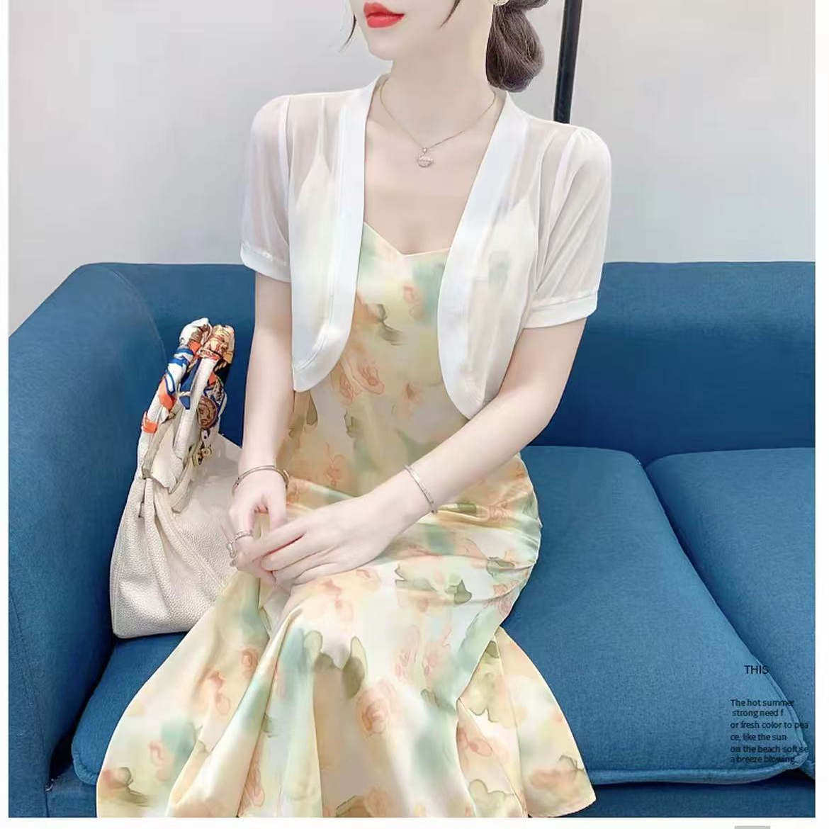 超仙女洋气披肩新款上档次