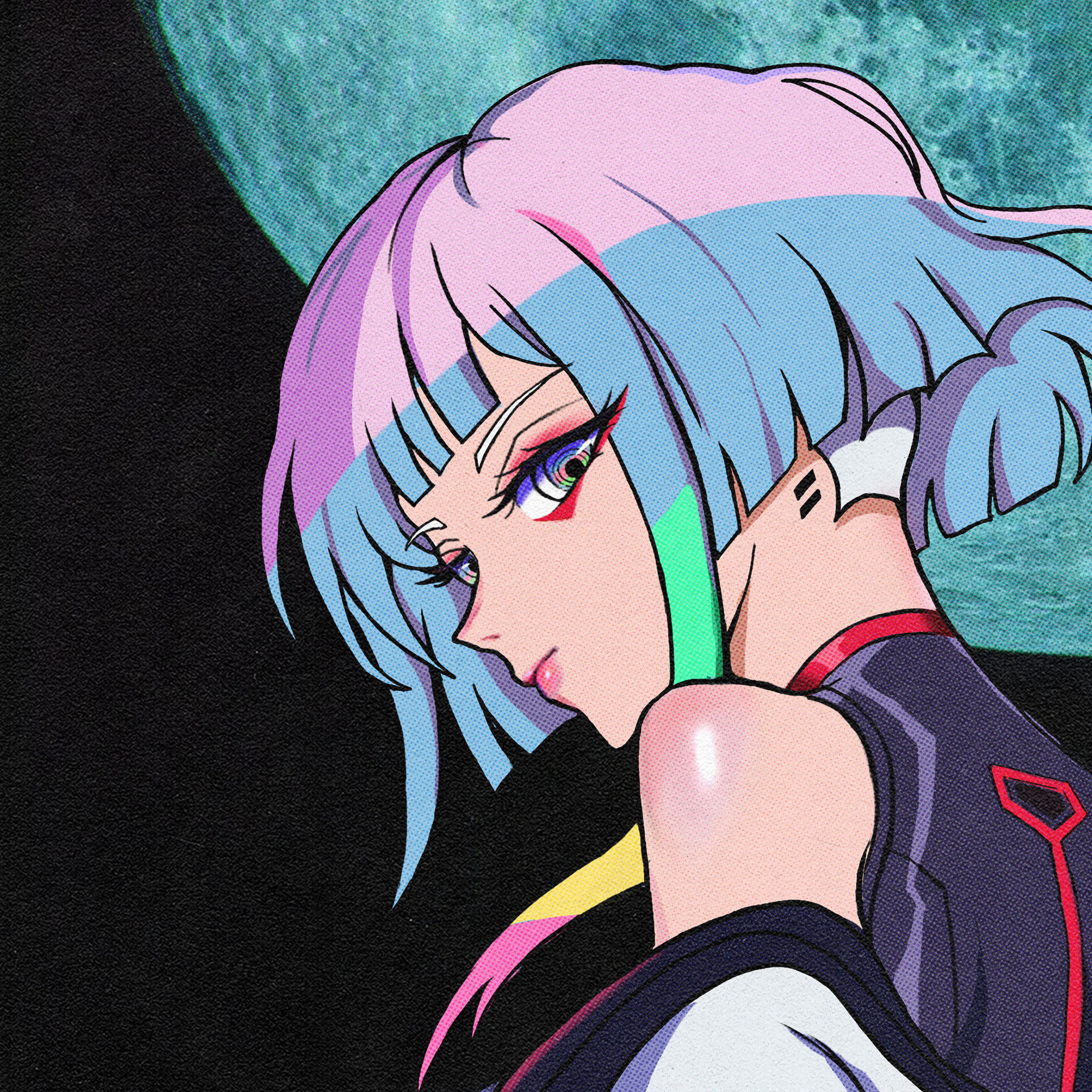 PINSTOP 赛博朋克 露西 lucy 金属徽章饰品动漫周边