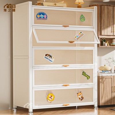 豫之曙厨房置物架落地多层家用收纳多功能微波炉橱柜储物碗柜子