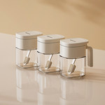 调料盒套装厨房家用调味料罐味精盐罐油壶收纳组合玻璃调料分装瓶