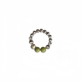 时系列日出龙葵花圆珠戒指指环女七夕礼物