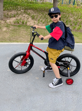 萌大圣MB04儿童自行车男孩4一8岁女孩童车宝宝脚踏车16寸带辅助轮