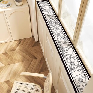 美式轻奢长条形皮革窗台垫卧室阳台沿边飘窗保护垫防潮防晒防滑垫