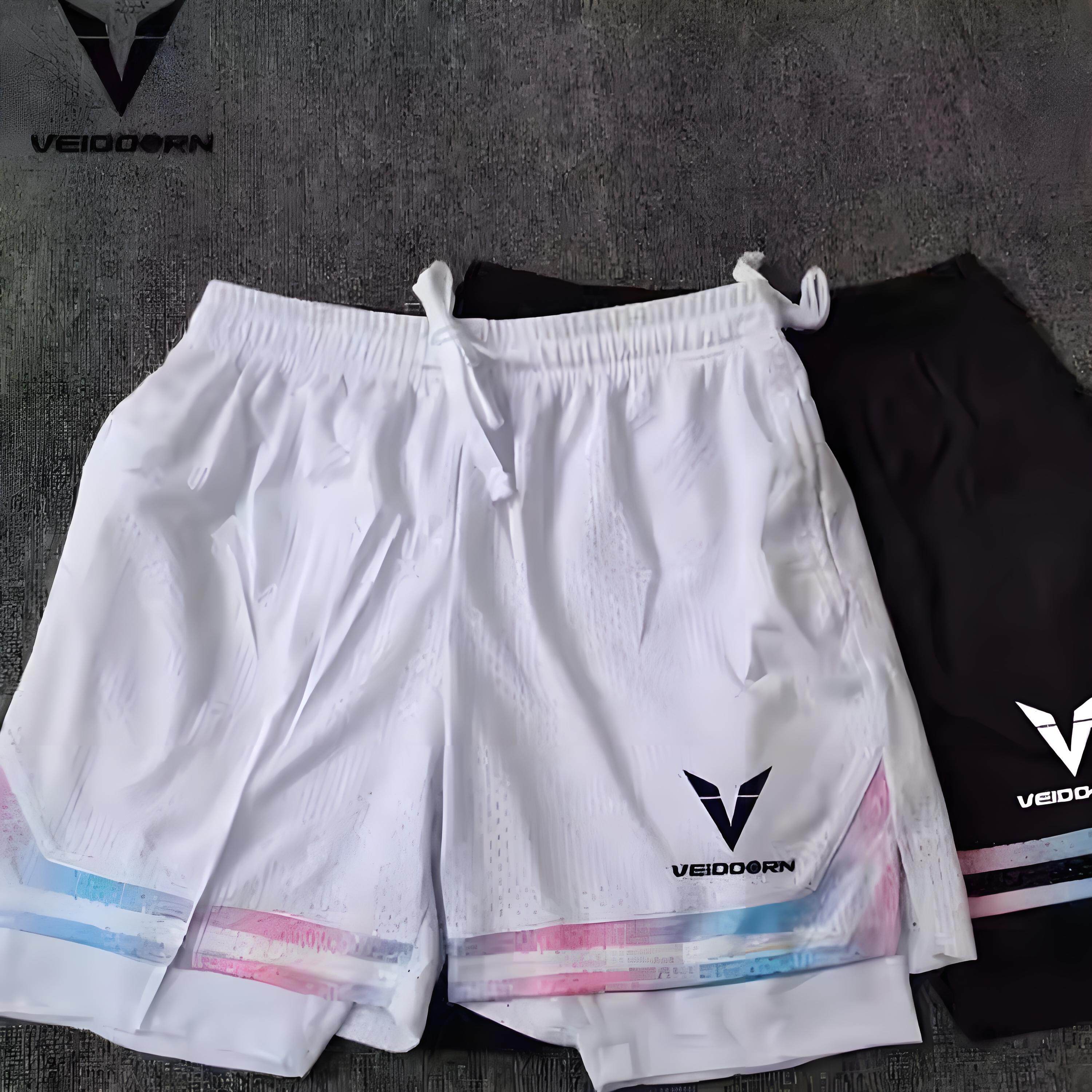 VD美式篮球短裤男三分2026新款夏季假两件速干高弹训练透气运动裤