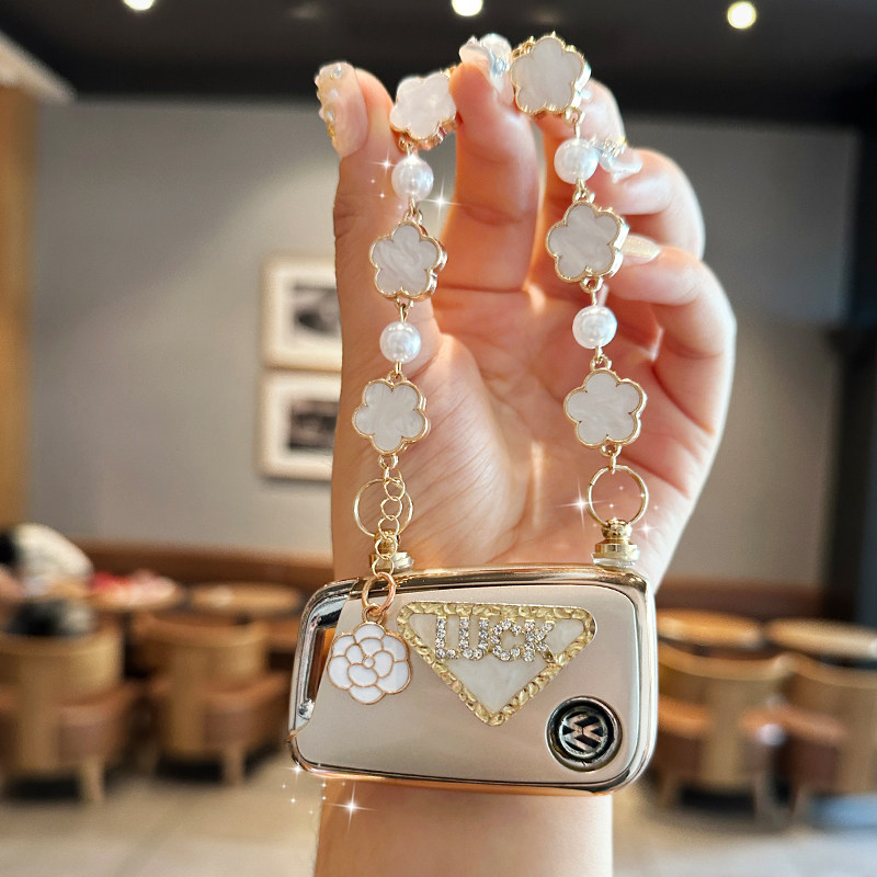 大众速腾专用钥匙套朗逸汽车桑塔纳女迈腾b9b8探歌途岳新锐探岳壳