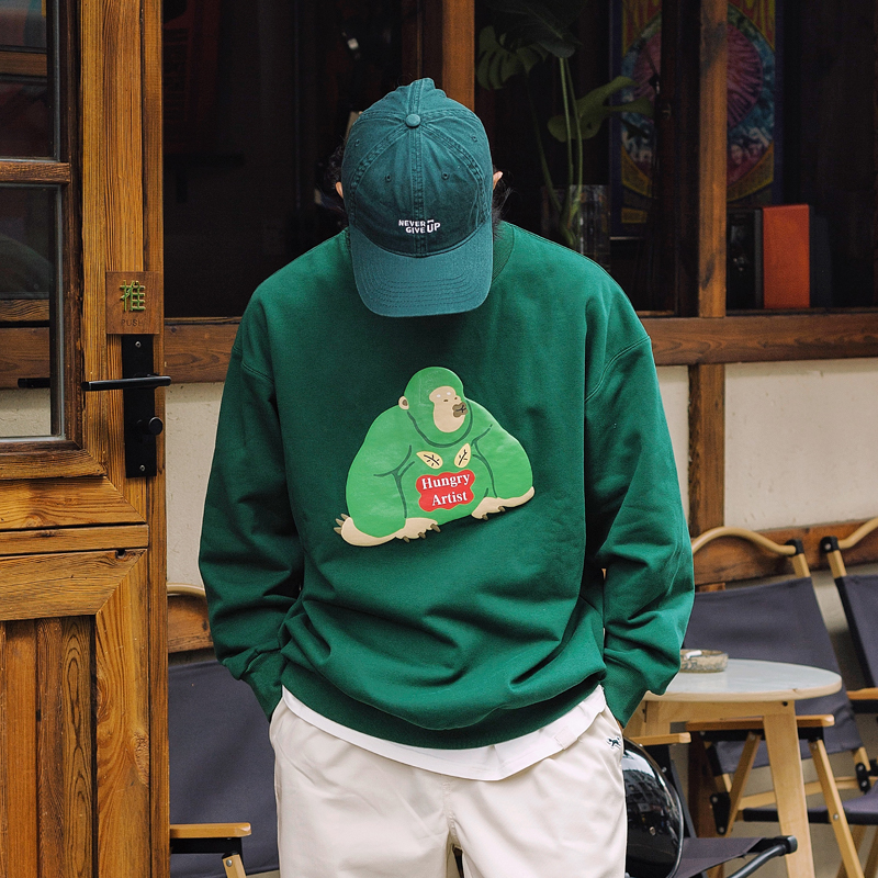 460g重磅印花卫衣情侣装