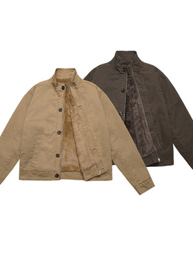 Hungry Artist2025年冬季新款复古重磅工装外套男秋冬款经典棉服