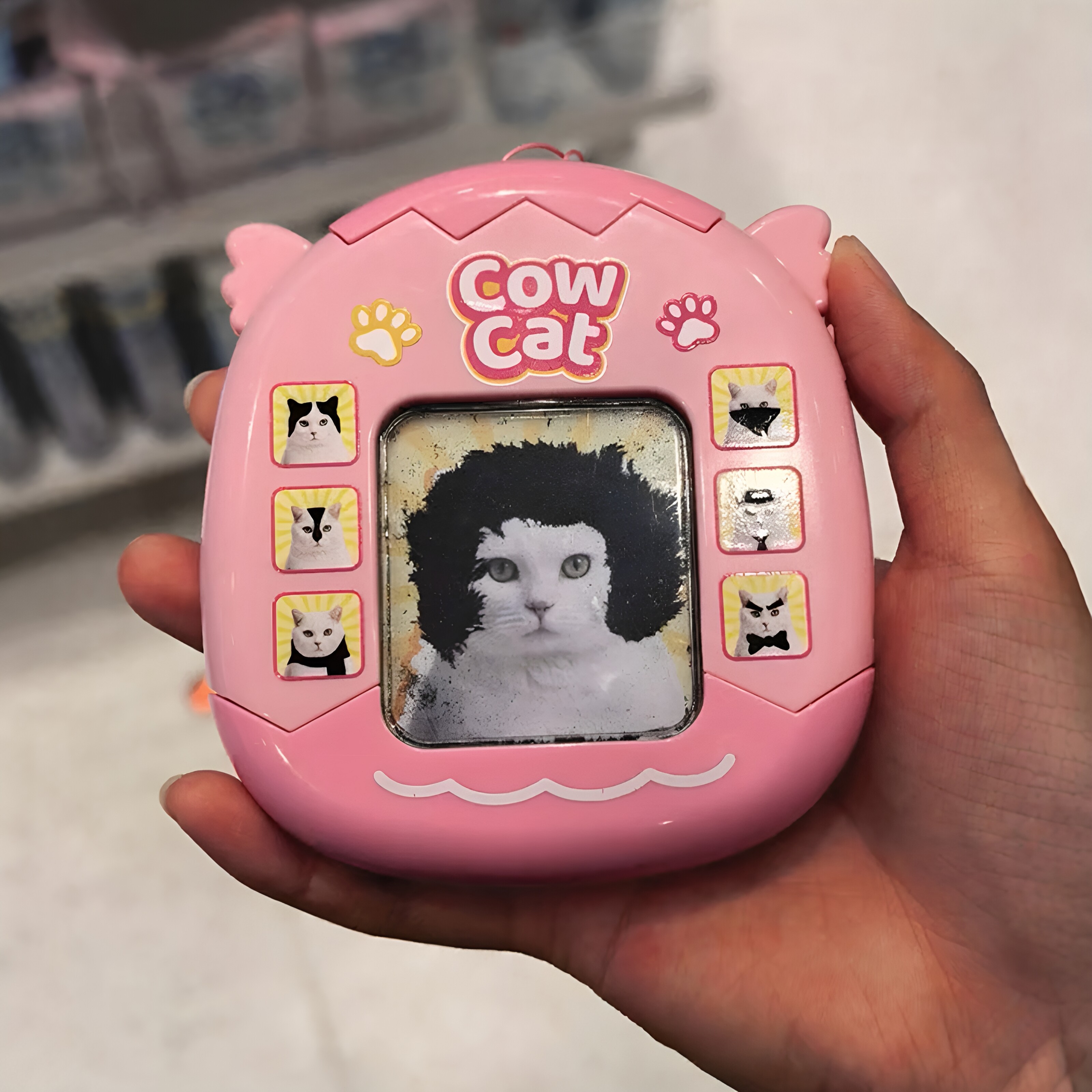 diy磁珠猫咪发型画板百变发型师