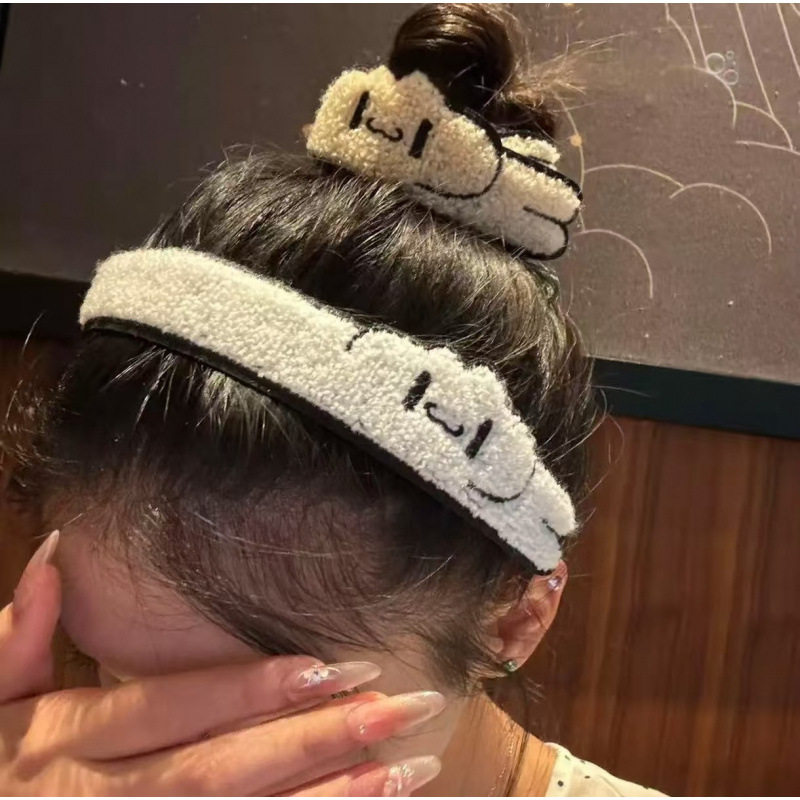 可爱碎发魔术贴长条动物卡通