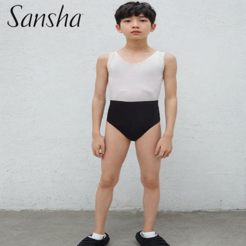 三沙舞蹈服連體服拼色男款