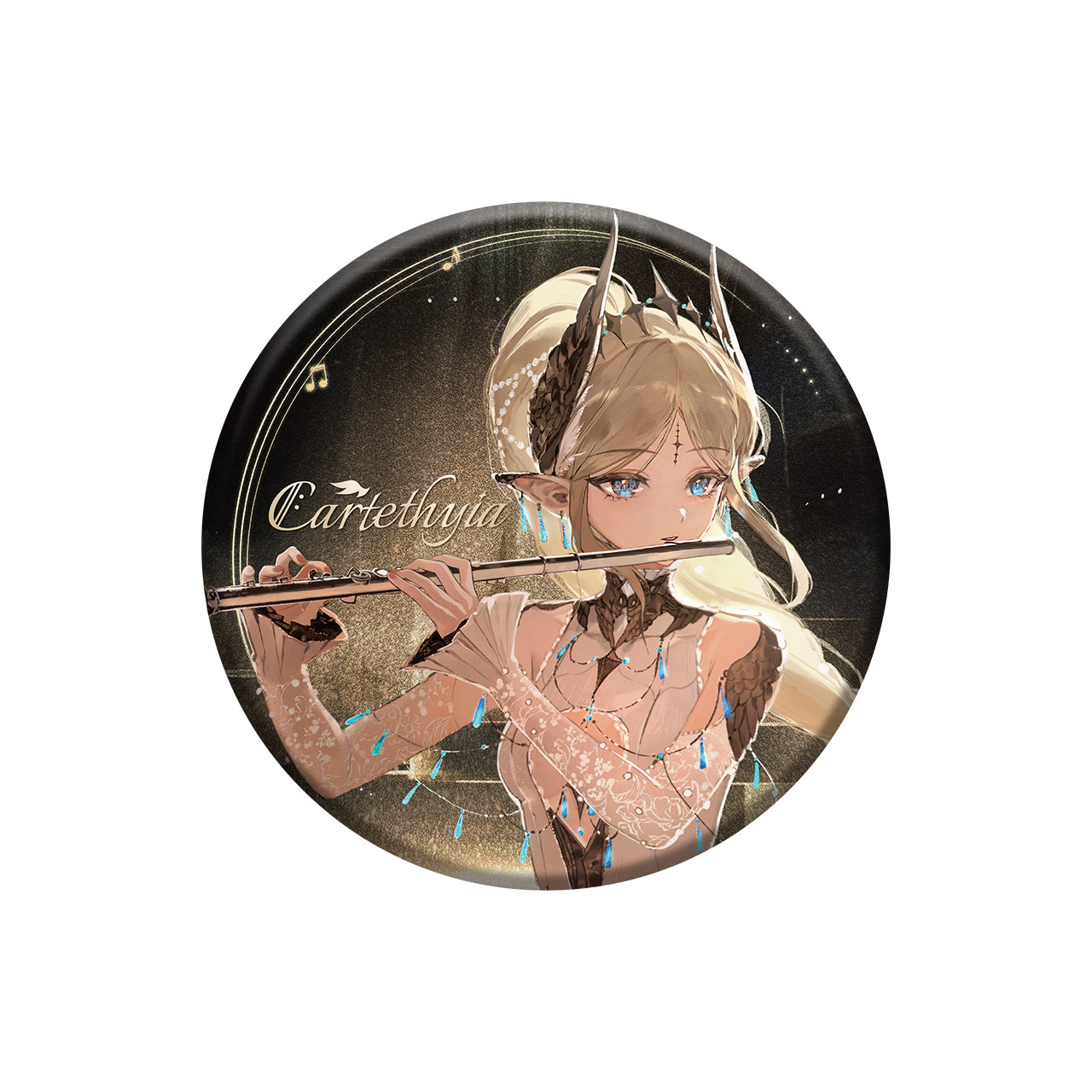 thumbnail for [Pre-sale] Ming Tide Theme Double Flash Tin Badge Shorekeeper Katishia Kuro