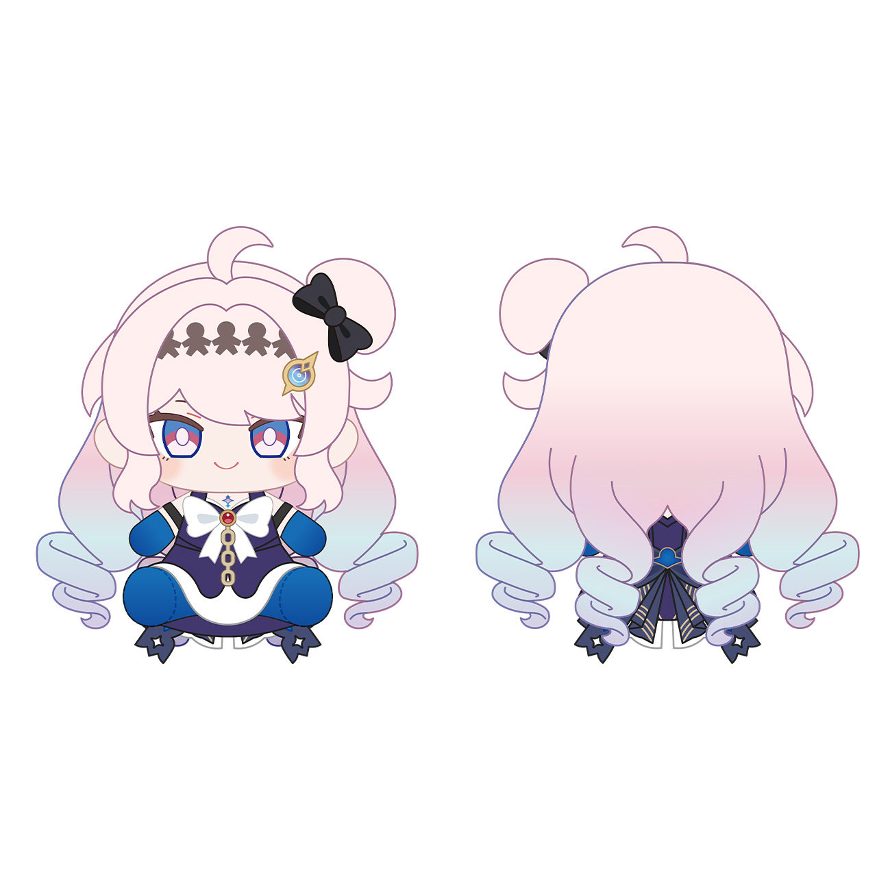 thumbnail for [Pre-sale] Wuthering Waves Plush Cozy Sitting Series Plush Doll Amisthania Kuro Game