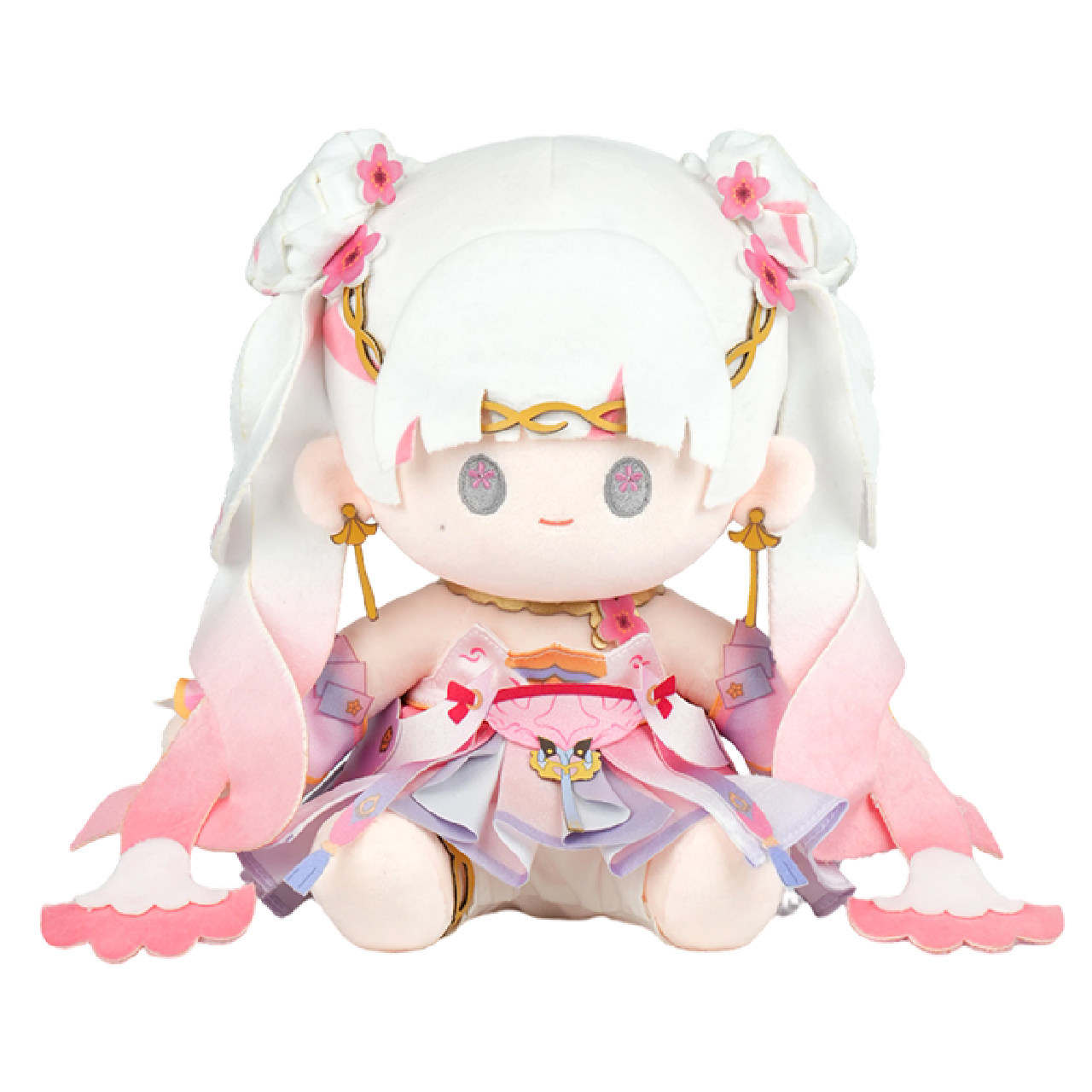 thumbnail for [Pre-sale] Wuthering Waves FUN Little Goodness Series Sitting Pose Figurines Plush Long Li Jinxi Kuro Official Game Merchandise