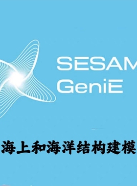 SESAM DNV GL Genie海上海洋结构建模分析软件免加密锁提供远程
