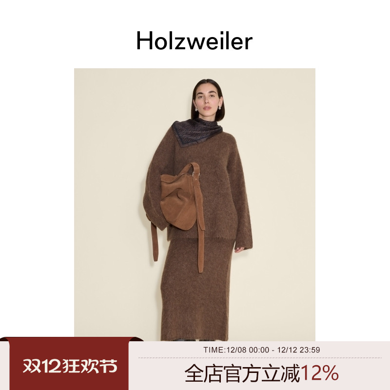 【新品发售】Holzweiler女士24秋冬新款Fure毛绒毛衣