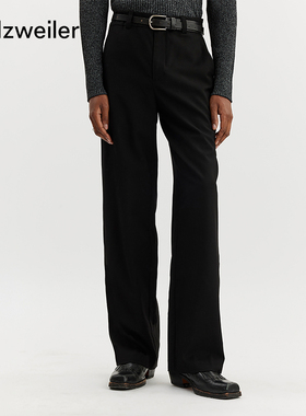 Holzweiler男士Lopa直筒略宽松经典西装裤