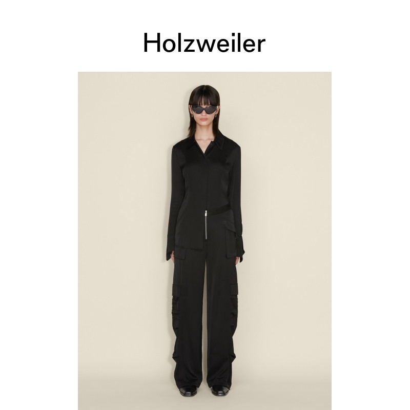 [春夏新款]Holzweiler女士春夏新款Anatol Flow长裤