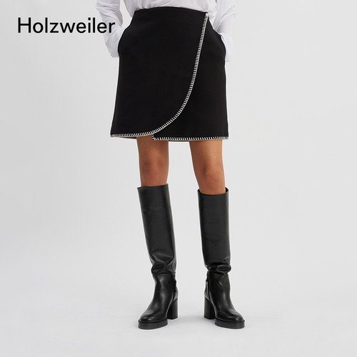 早春黑色短裙Holzweiler