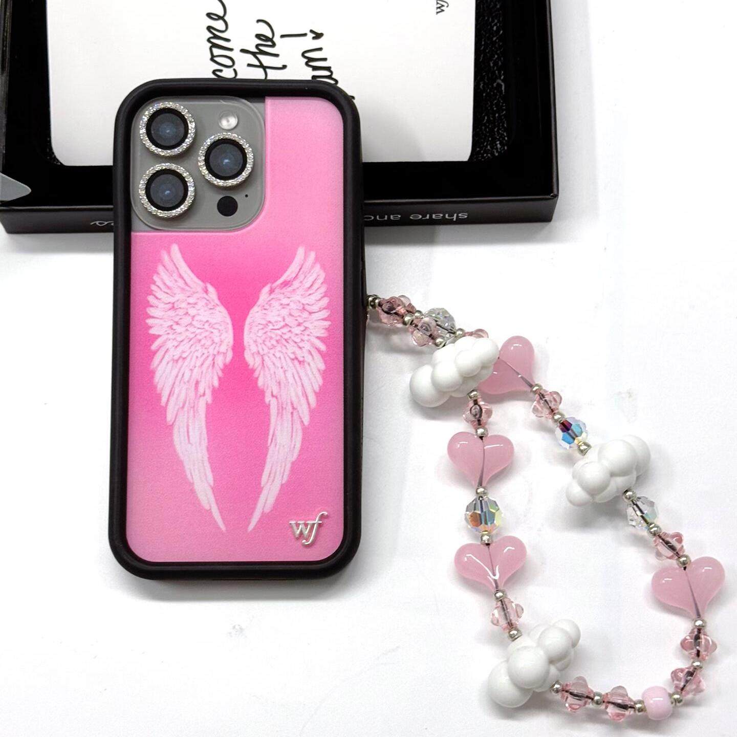 Wildflow天使之翼手机壳Angel Baby适用苹果iPhone16ProMax硬壳15全包保护套14防摔个性时尚