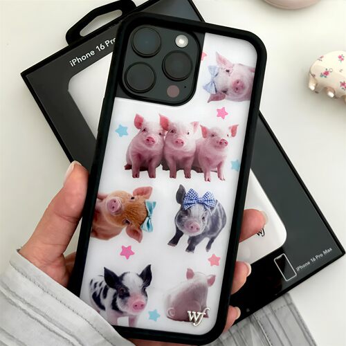 WF小猪乐园苹果手机壳可爱硬壳