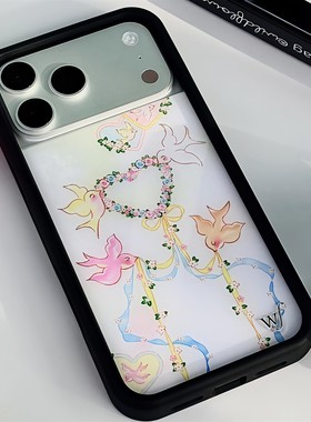 Wildflow鸽子日记手机壳DoveDiaries适用苹果iPhone17/16/15/Pro/Max/Plus全包防摔硅胶保护套WF华强北保护壳