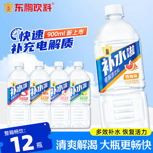 东鹏补水啦电解质水900ml*12瓶